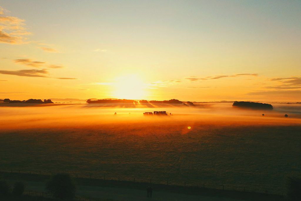 Sunrise at Stonehenge- one of the best we've ever seen!
