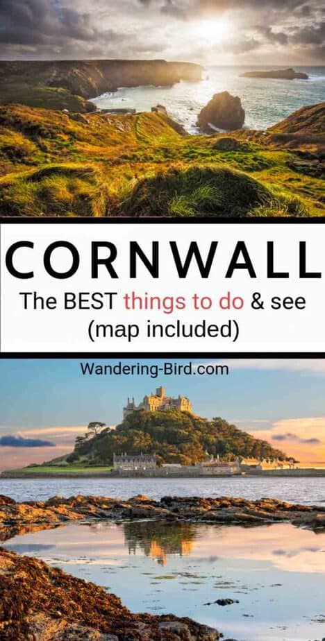 The BEST things to do in Cornwall, England in winter or summer. Beautiful beaches, Tintagel Castle, St Ives, Newquay and some SECRET places to see you've never heard of before! Plan your visit to Cornwall here- with a map and itinerary guide to help you have the best Cornish trip ever! 
