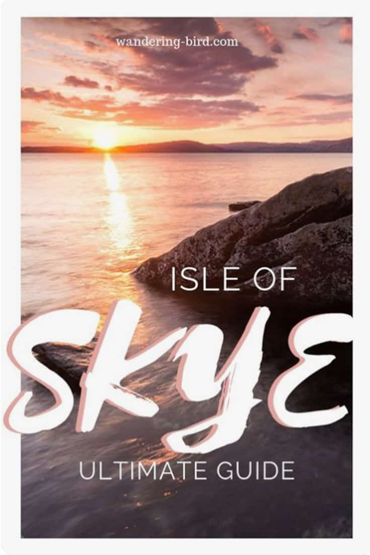Isle of Skye Scotland is one of the most beautiful UK travel destinations. This road trip itinerary is perfect for a weekend break in summer or winter. See the fairy pools, castles, waterfalls and more! #skye #scotland #itinerary #guide