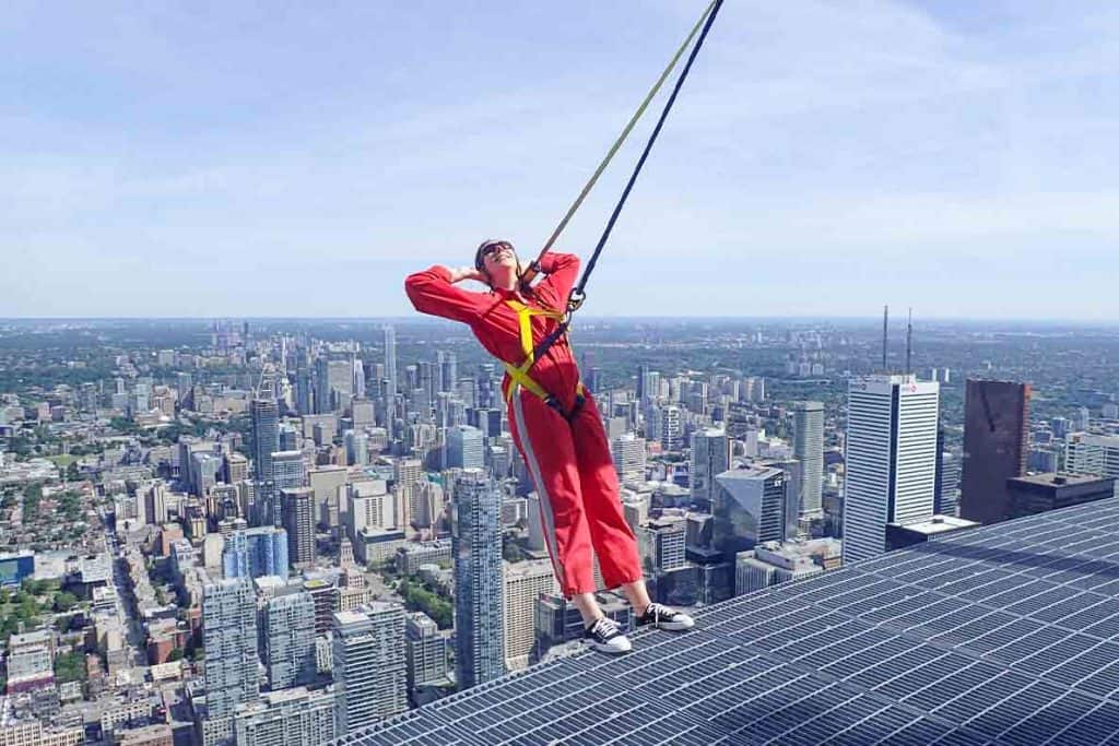 The CN Tower Edgewalk- I have no idea WHAT I was thinking!!