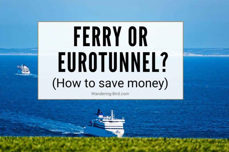 Driving to Europe this year? Wondering if you should use the ferry or Eurotunnel? Today, we’re sharing the pros and cons of each, plus some tips to save you money!