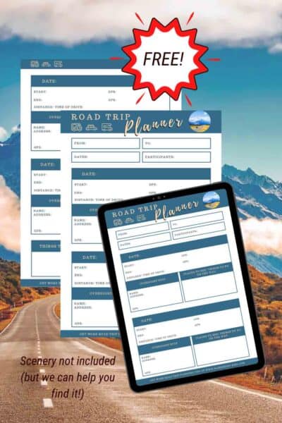 Best (FREE!) Printable Road Trip planner (Download it now &amp; get started)