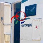Motorhome Security Door Lock Review- fitting the Milenco 4718 security door lock to our camper