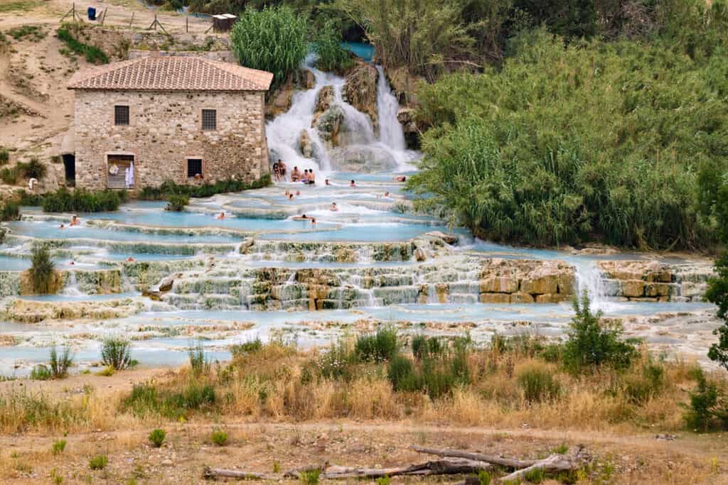 Terme di Saturnia- beautiful waterfalls in Europe