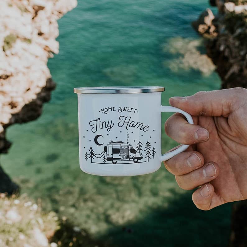 Personalised Nannys Caravan Mug Coffee Mug Tea Cup Birthday Gift Camper Van 