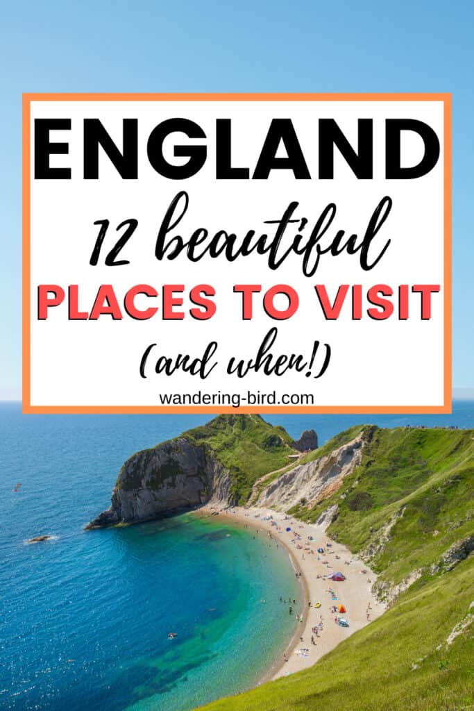 Planning England travel and road trips? Looking for itinerary ideas and the best places to visit? Here are 12 BREATHTAKING places to see in England, including Cornwall, Devon, south coast, Salisbury and the Lake District. These England travel tips are all you need to plan your perfect UK road trip itinerary.