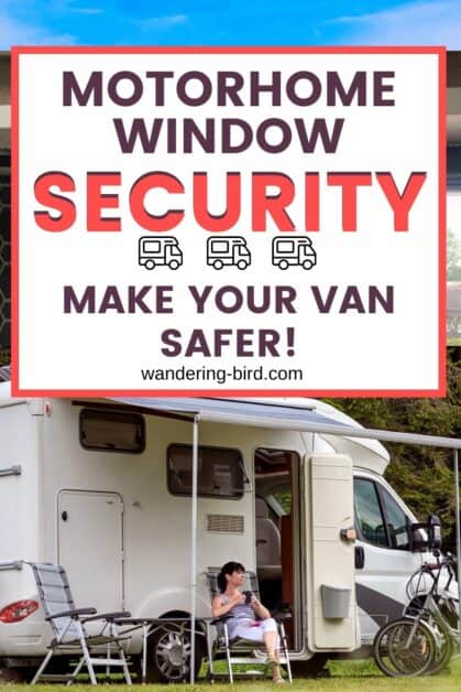 Lock M Out Review- motorhome window lock security- improve motorhome campervan and caravan window locks and security against thieves 