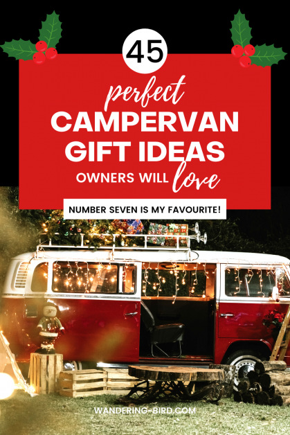 Campervan gift ideas that vanlife owners will love for Christmas Birthdays, funny campervan gifts