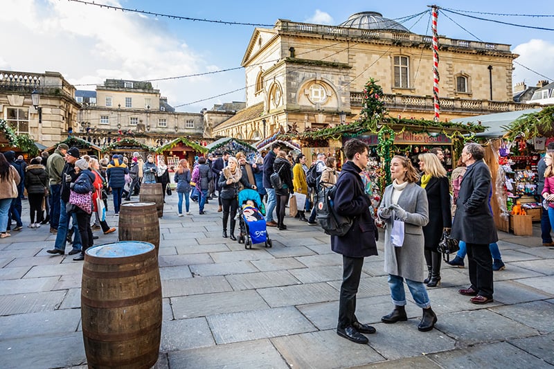 Bath Christmas Market- one of the best Christmas markets in the UK and England