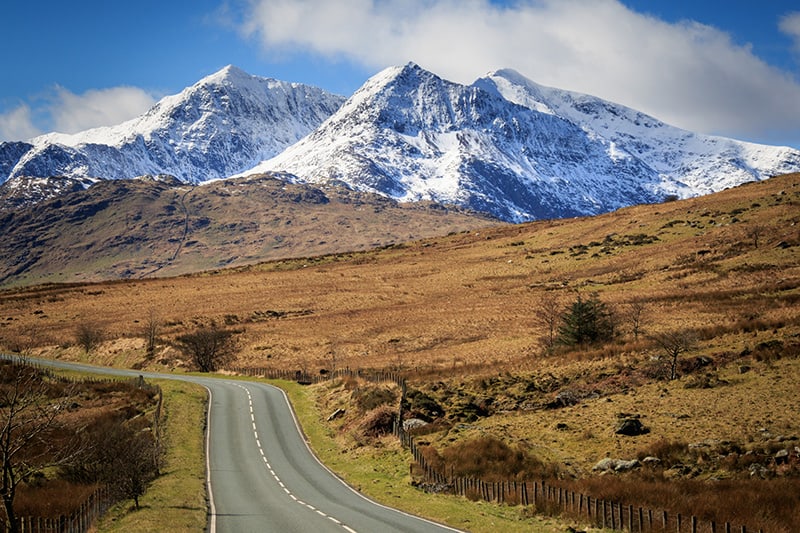 Snowdonia in winter- epic winter road trip ideas