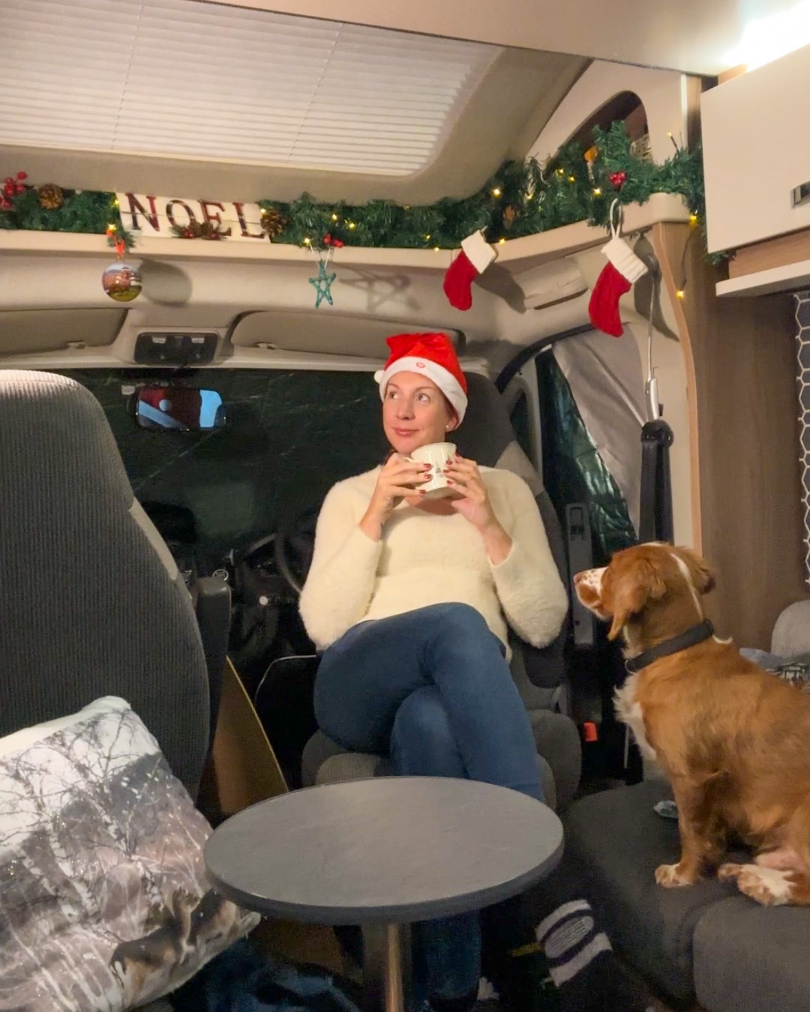 christmas in a motorhome, campervan caravan or RV- how to enjoy it